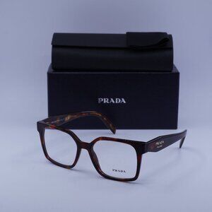 Prada PRB03V 22A1O1 Square Eyeglasses - Poppy Havana 52mm